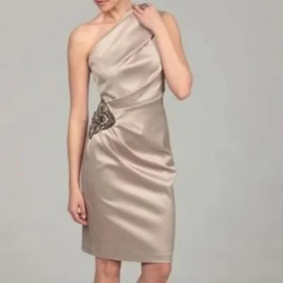 white christmas dresses Eliza J Off-the-Shoulder Evening Dress EJ2M0055